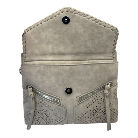 Franchesca Women's Gray Crossbody Bag - Picture 4 of 5